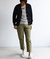 avontade_Classic Chino Trousers/Slim Cropped