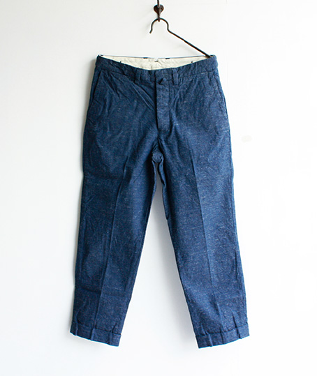 avontade_Tapered Cropped Trouser/Chambray